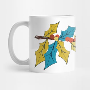 Holly Branch with Berries Mug